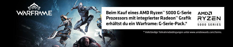 Warframe: G-Series-Pack (PC-Edition) im Wert von 30 $ jetzt zu AMD Ryzen 5000G APUs dazu erhalten!