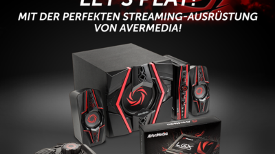 Let’s Play! Mit der perfekten Streaming-Ausrüstung von AVerMedia!