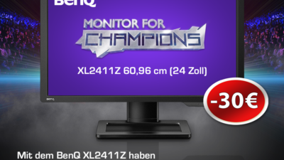 Jetzt mit 30 Euro Rabattgutschein! BenQ XL2411Z Monitor für Online-Gamer (24 Zoll) mit 144-Hz-Technik!
