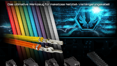 BitFenix Alchemy 2.0 Sleeve-Kabel und Connectoren für makellose Netzteil-Verlängerungskabel!