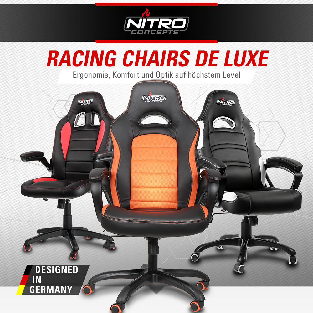 Nitro Concepts - Sportliche Gaming-Stühle par excellence! - Caseking ...