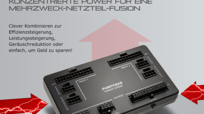 Phanteks Power Combo für PC-Systeme – Konzentrierte Power für eine Mehrzweck-Netzteil-Fusion!
