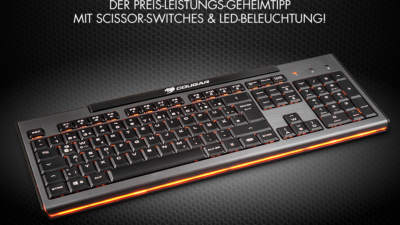 Cougar 200K – Der Preis-Leistungs-Geheimtipp mit Scissor-Switches und LED-Beleuchtung!