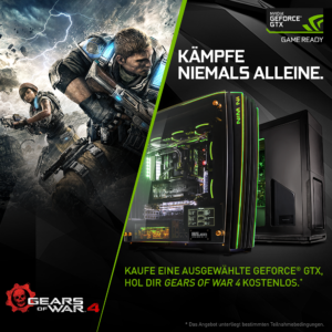 Gears of War 4 jetzt GRATIS zu jeder NVIDIA GeForce GTX 1080 & GTX 1070 Grafikkarte!