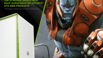 115€ Ingame-Bonus für PARAGON ab sofort zu NVIDIA GeForce GTX 1060 Grafikkarten & Notebooks