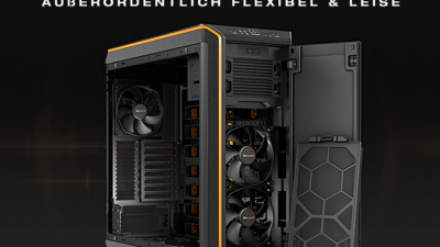 Das be quiet! Dark Base 900 vereint unschlagbare Flexibilität, perfekte Kühlung und leisen Betrieb!