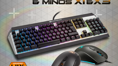 Präzise Gaming-Peripherie für den ambitionierten Gamer! Cougar Attack X3 RGB + Cougar Minos X1 & X3