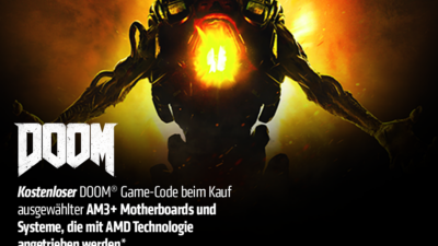 Das neue DOOM jetzt GRATIS zu ausgewählten AMD AM3+ Mainboards von GIGABYTE!