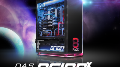 Das 8Pack OrionX ist gelandet! Mächtiges Dual-System mit Extrem-OC & Triple-Custom-Wasserkühlung!