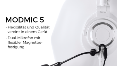 NEU: AntLion ModMic 5 – Modulares Add-On-Mikrofon mit Dual-Mic-Kapsel & Magnethalterung