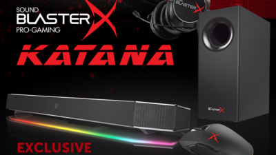 Sound BlasterX Katana Soundbar: Exklusive Vorbesteller-Bundles mit GRATIS-Beigaben bei Caseking!