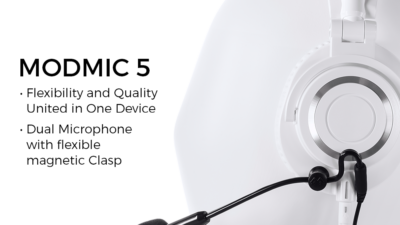 NEW: AntLion ModMic 5 – Modular Add-On Microphone with Dual-Mic Capsule & Magnetic Clasp