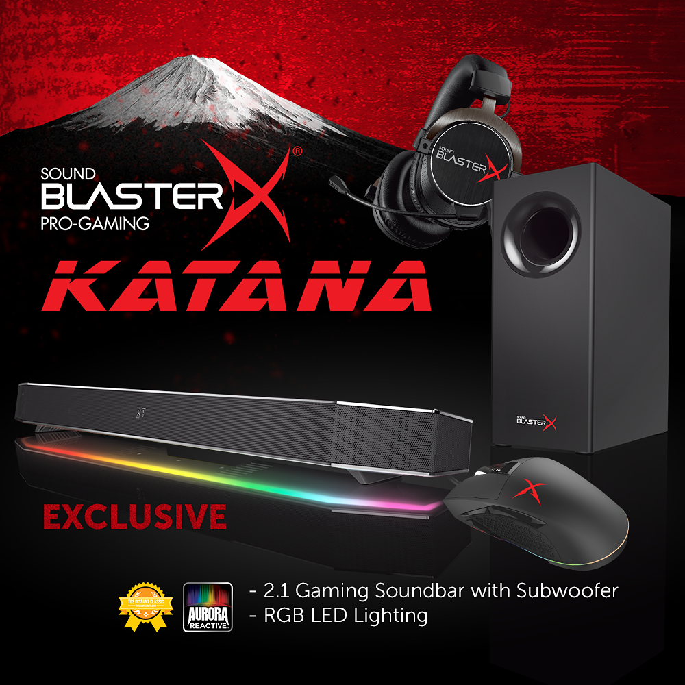 【動作OK!】【ジャンク品】Sound Blaster X Katana Sound BlasterX Katana Soundbar: Exclusive Pre-Order Bundles with