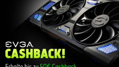 Bis zu 50 Euro Cashback auf ausgewählte EVGA GeForce GTX 1070 & 1080 Grafikkarten!