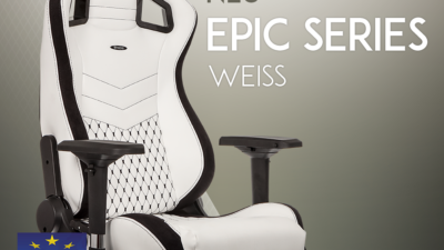 Der neue Yin und Yang noblechairs EPIC Gaming-Stuhl in Weiß-Schwarz!