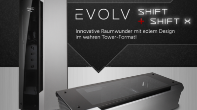 Evolv Shift + Shift X: Innovative Raumwunder mit edlem Design im wahren Tower-Format!