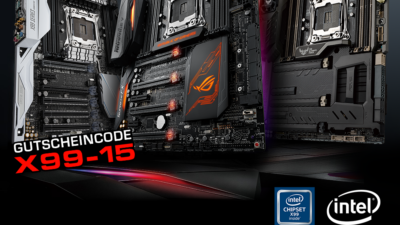 ASUS X99-Motherboards: Bei Caseking jetzt mit 15% Rabatt-Gutschein!