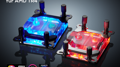 PHANTEKS C399a CPU-Wasserkühler mit RGB-LEDs für AMD Threadripper