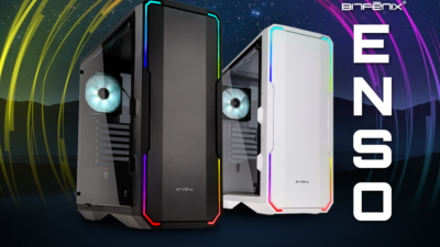 Bitfenix Enso & Alchemy 3.0: Tempered Glass Midi-Tower und RGB-LED-Strips mit Aura Sync Support