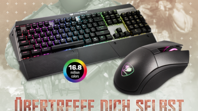 Übertreffe dich selbst – Mit professionellem Gaming-Gear von Cougar