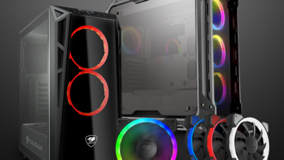 Cougar präsentiert neue Gehäuse und Lüfter-Serie mit adressierbarer RGB-Beleuchtung