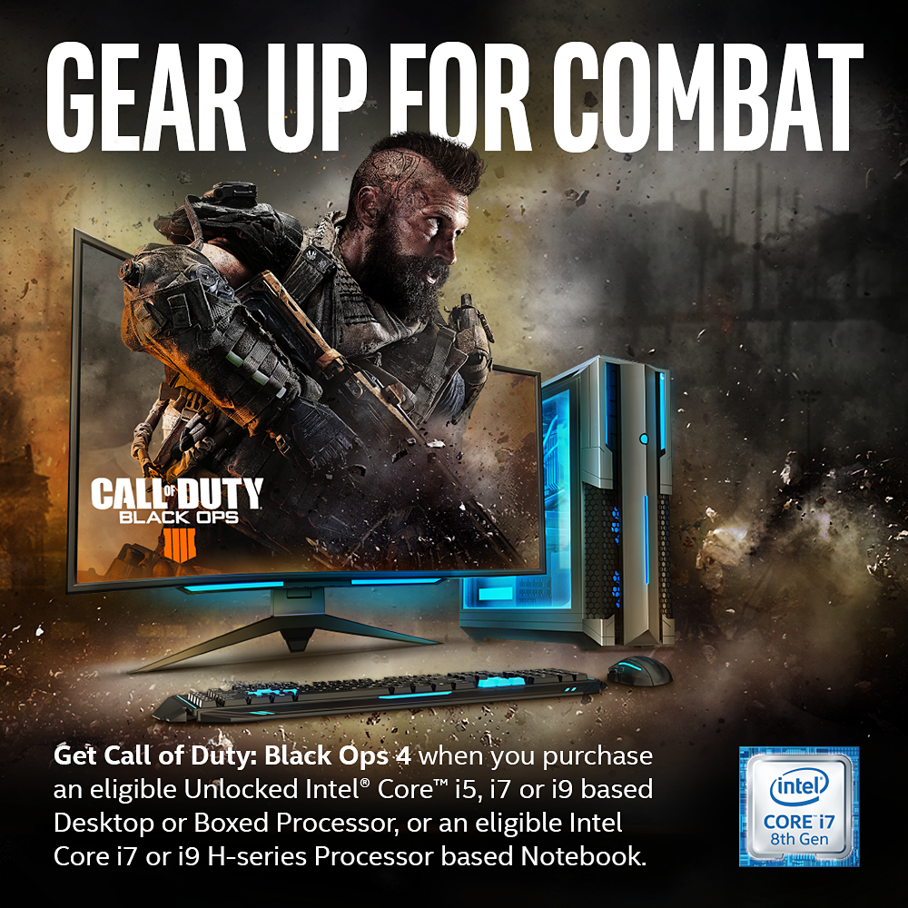 Call of Duty: Black Ops 4 for FREE to selected Intel Core i5 / i7 / i9 ...