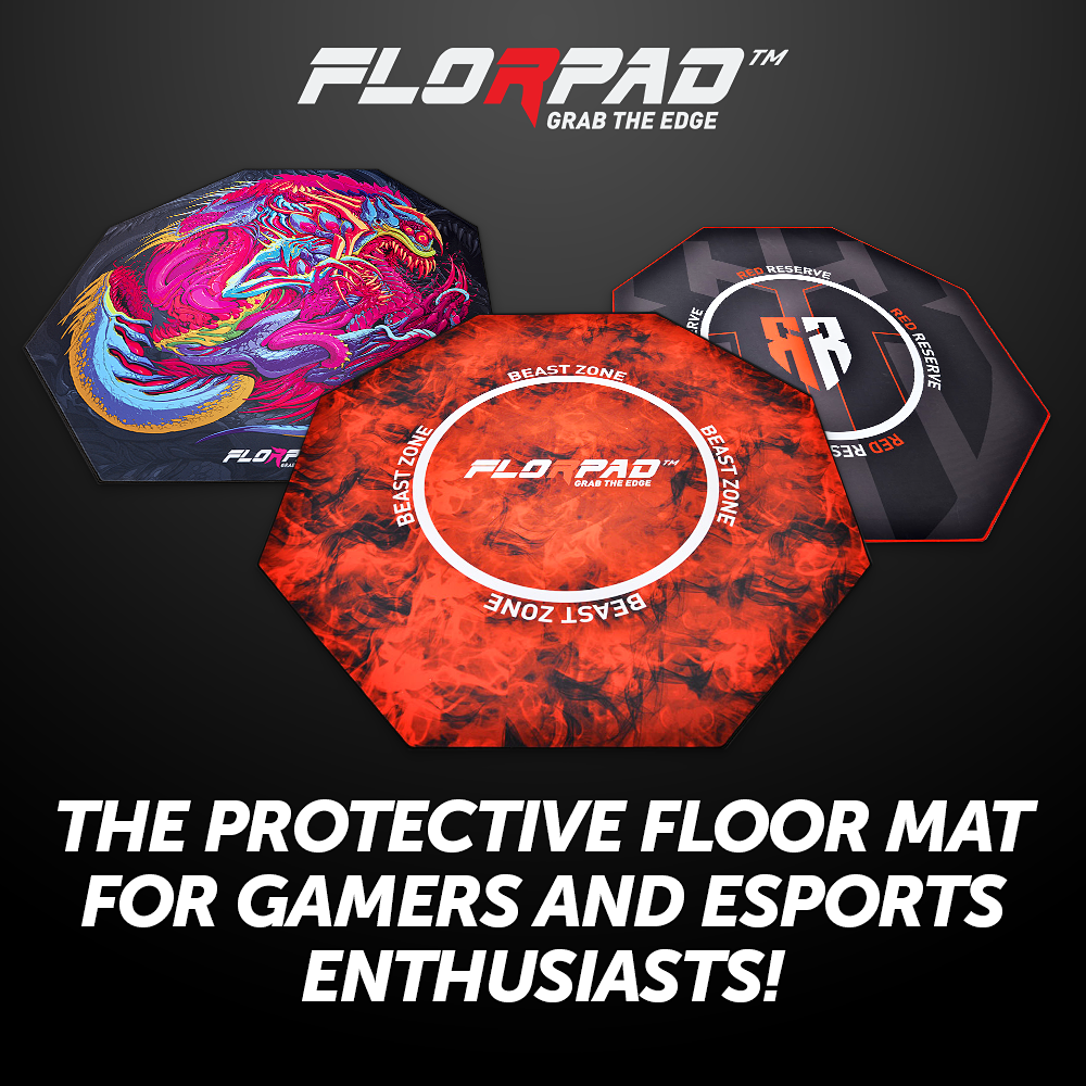 Florpad LINE - Tapis E-sport pour bureau gamer