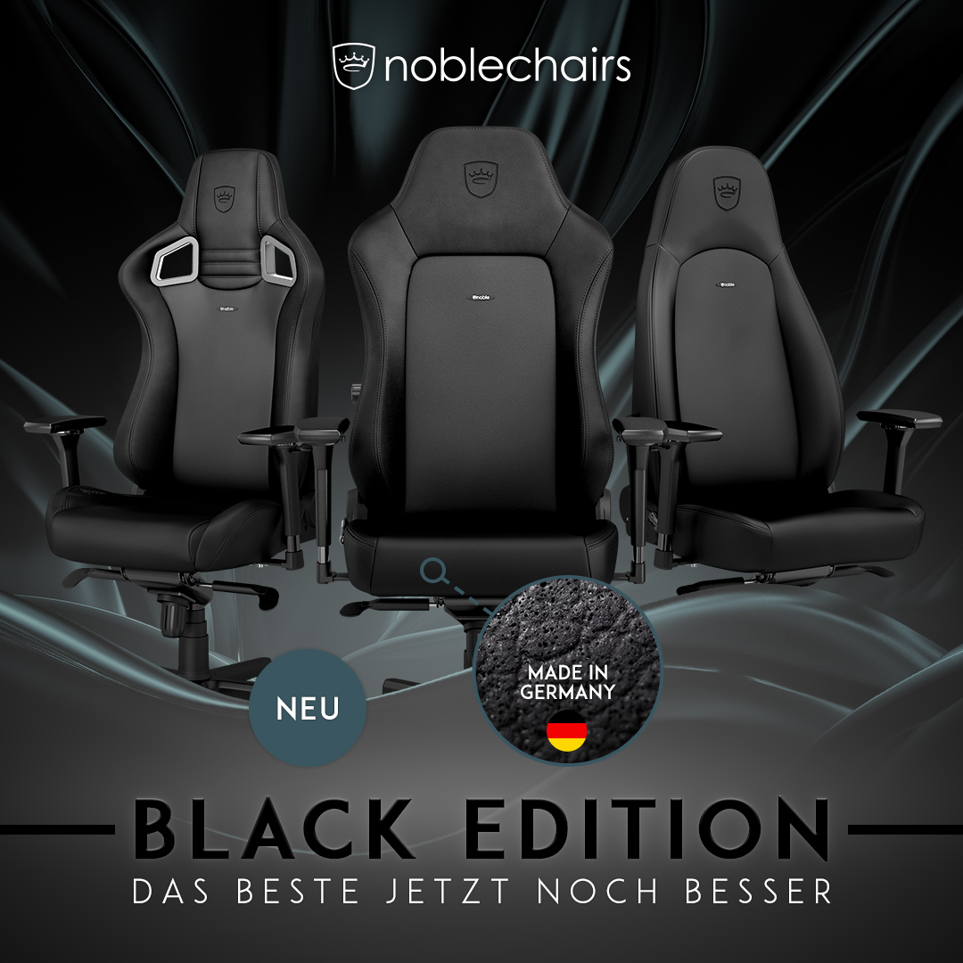 Die noblechairs Black Edition – Die Krönung der Erfolgsmodelle ...