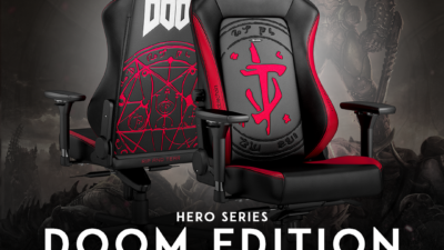 NEU: Der noblechairs HERO Gaming-Stuhl in der DOOM Edition