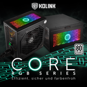 Kolink Core RGB 80 PLUS Netzteile: schick und effizient
