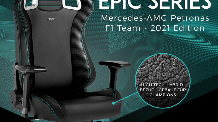 Feature Image noblechairs EPIC Mercedes-AMG Petronas Formula One Team Edition