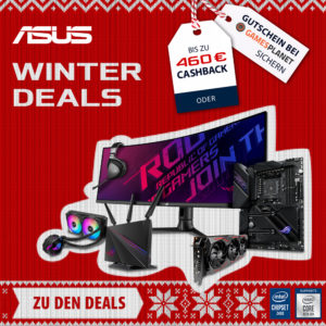 ASUS Winter Deals 2020 mit Cashback oder Gamesplanet-Gutschein!