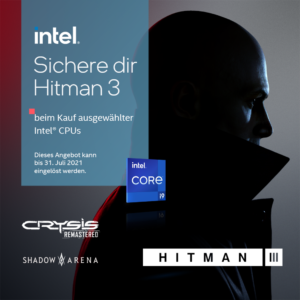 Hitman 3 und mehr zu ausgewählten Intel-CPUs & qualifizierten PC-Systemen dazu erhalten! [Updated]