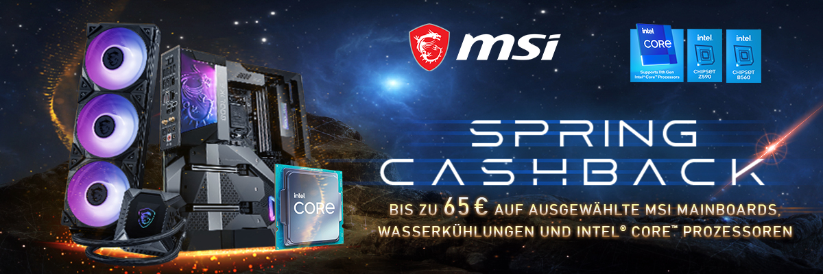 MSI Z590- und B560-Mainboards mit verschiedenen Cashback-Angeboten!