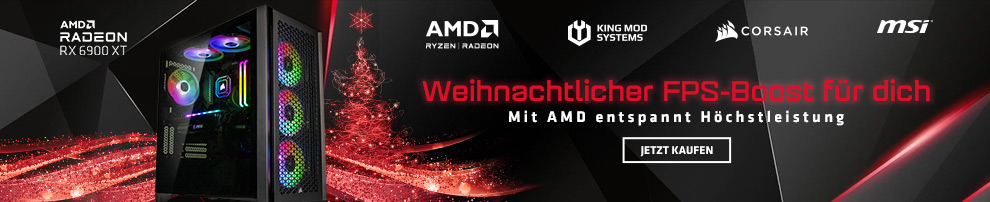 Der Weihnachtliche FPS-Boost für dich: Hochleistungs-Gaming-Systeme von AMD!