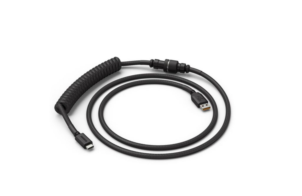 Glorious Coiled Cable in Schwarz
