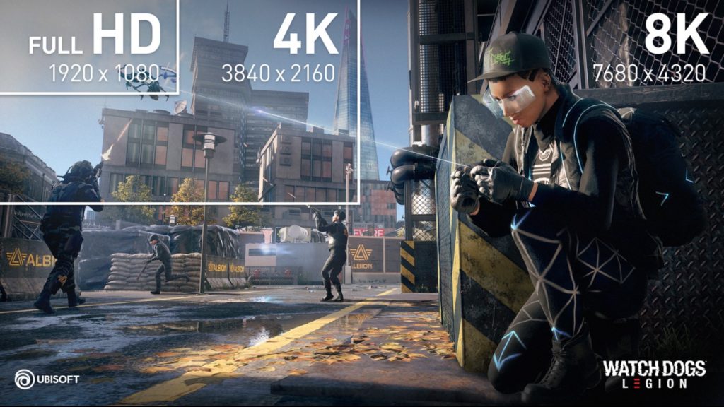 HD vs. 4K. vs. 8K