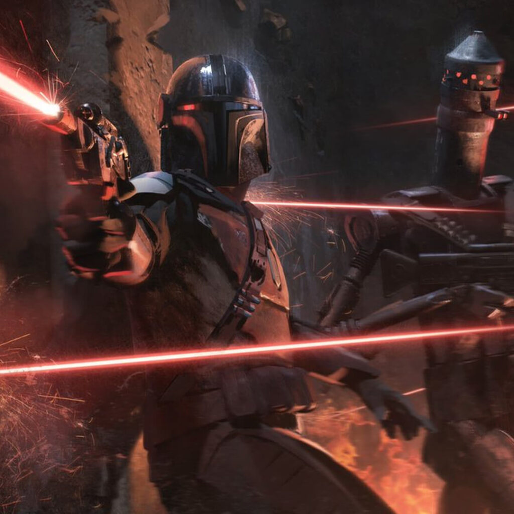 Boba Fett im Feuergefecht