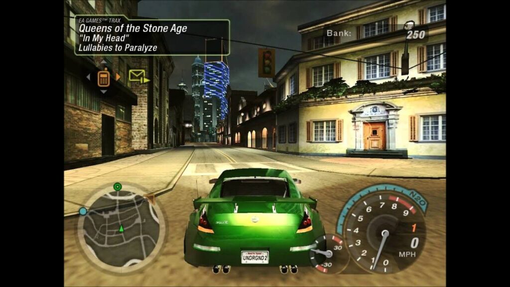 Das Bild zeigt NFSU2.