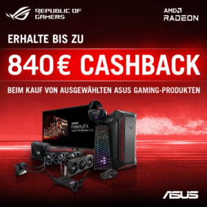 ASUS Summer Cashback 2022 mit bis zu 840 Euro Cashback!