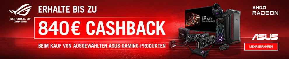 ASUS Summer Cashback 2022 mit bis zu 840 Euro Cashback!