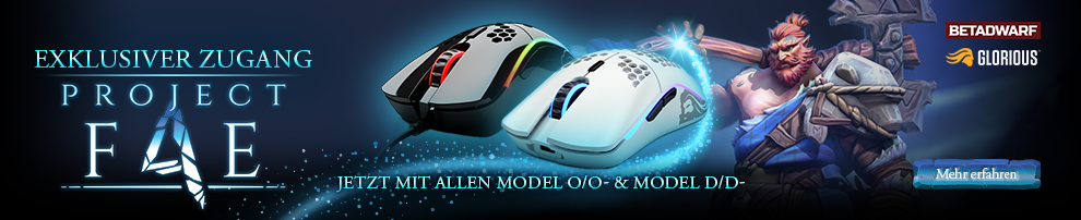 Project F4E Prologue-Zugang jetzt zu allen Glorious Model O/O- & Model D/D- dazu erhalten!