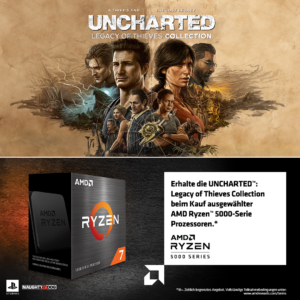 UNCHARTED: Legacy of Thieves Collection jetzt zu AMD Ryzen 5000 CPUs dazu erhalten!