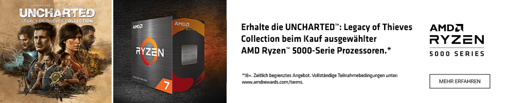 UNCHARTED: Legacy of Thieves Collection jetzt zu AMD Ryzen 5000 CPUs dazu erhalten!
