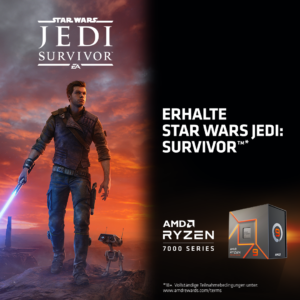 Star Wars Jedi: Survivor jetzt zu AMD Ryzen 7000 CPUs dazu erhalten! [UPDATE: Jetzt auch X3D-CPUs]