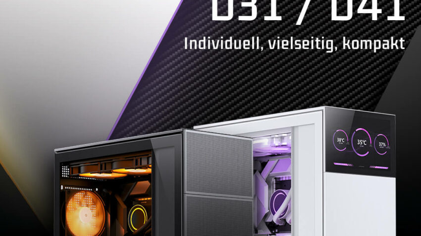Die Jonsbo D31 und D41 Gaming-Gehäuse