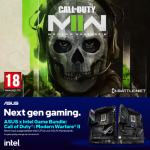 ASUS Z790/B760/Z690-Mainboards + Intel 13./12. Gen-Prozessor jetzt mit Call of Duty: Modern Warfare II!