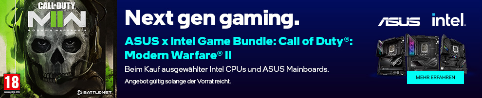 ASUS Z790/B760/Z690-Mainboards + Intel 13./12. Gen-Prozessor jetzt mit Call of Duty: Modern Warfare II!