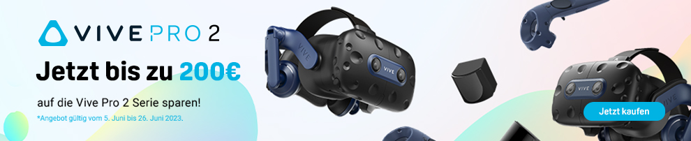 HTC Vive Pro 2 jetzt mit bis zu 200 Euro Rabatt!