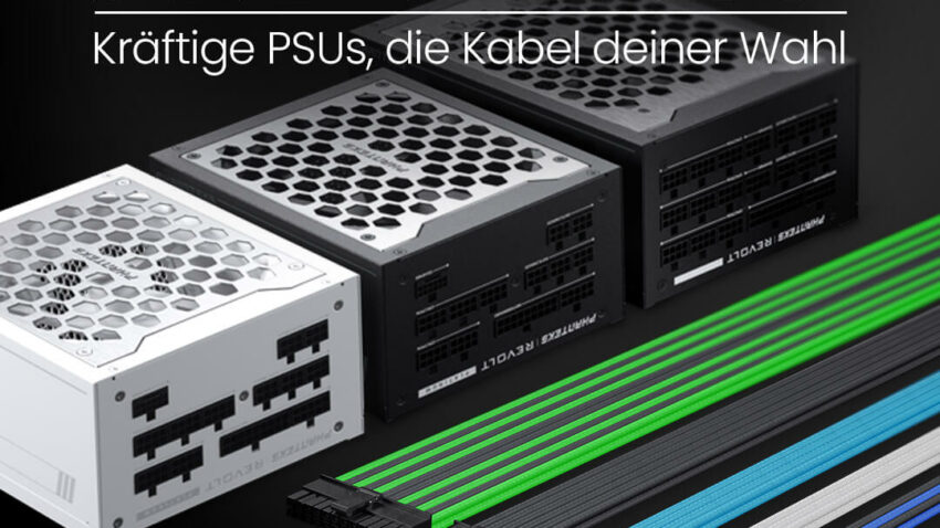 Phanteks Revolt ATX 3.0 PCIe 5.0 Netzteile